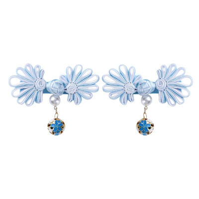 

2pcs Chinese Style Girls Hair Clips Cute Princess Knot Festival Hairpins