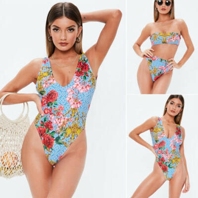

NEW Women V Neck One-piece Swimwear Swimsuit Beachwear Push Up Bikini Monokini