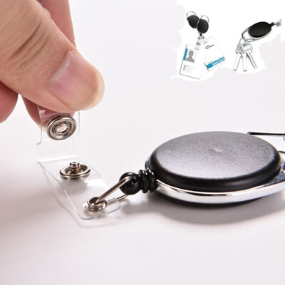 

〖Follure〗New Retractable Reel ID Badge Lanyard Name Tag Key Card Holder Belt Clip