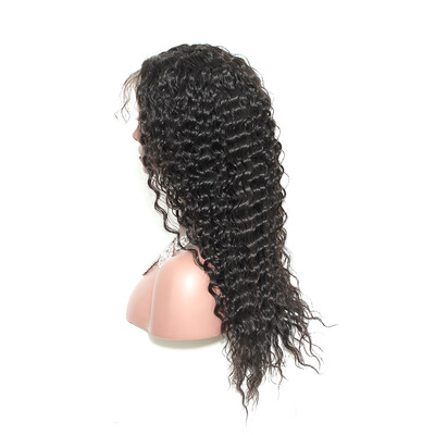 

Dolago Deep Wave 13x6 Lace Front Human Hair Wigs For Women Natural Black Color 250 Density Brazilian Virgin Human Wig