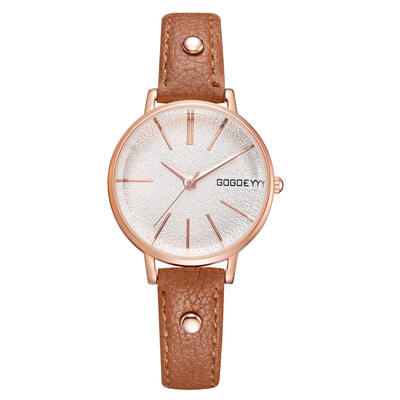 

Best Selling Women Watches Simple Scale Dial Ladies Quartz Wristwatch Casual Leather Strap Business Clock Relojes Para Mujer