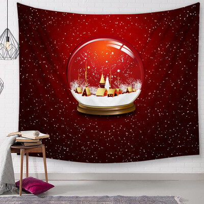 

Siaonvr Christmas Tapestry Santa Print Wall Hanging Tapestry Art Home Decor