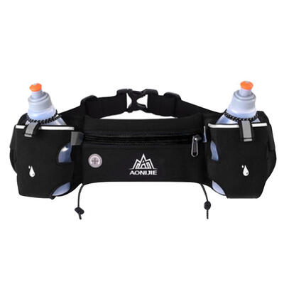 

Sports Running Hydration Belt Waist Bag Fanny Pack with 2 Water Bottles