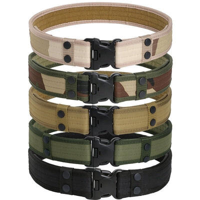 

US Army Style Combat Belt Quick Release Men Canvas Waistband Outdoor Hunting