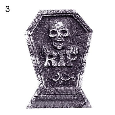 

Foam Realistic Tombstone Gravestone Halloween Party Graveyard Decoration Prop