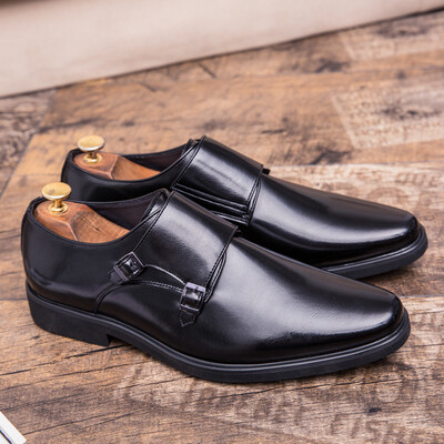 

2019 pointed big size mens shoes fashion trend casual shoes mens breathable small shoes wild mens dress shoes