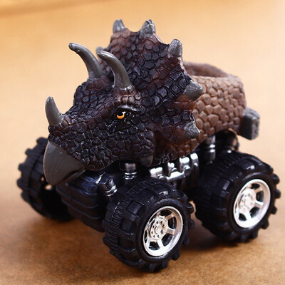 

Gobestart Childrens Day Gift Toy Dinosaur Model Mini Toy Car Back Of The Car Gift