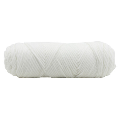

Toponeto 100g Chunky Wool Roving Scarf Knit Wool Yarn Thickness Warm Hat Household A