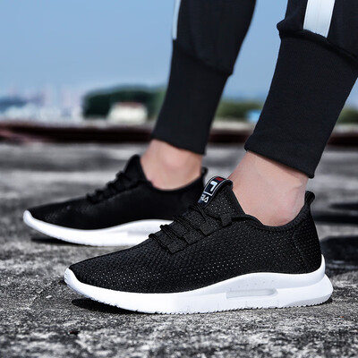 

Board shoes men 2019 summer&autumn Korean version of the new mens mesh small white shoes sports shoes mens summer tide shoes