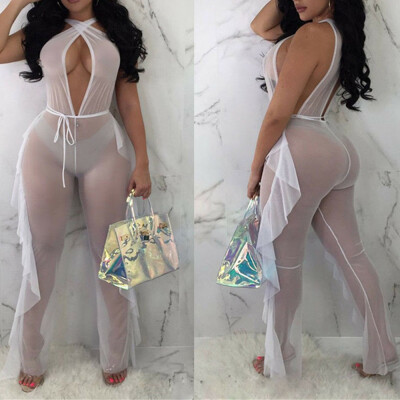 

Women Jumpsuit Romper Bodycon Playsuit Clubwear Long Trousers Party