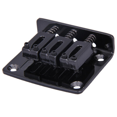 

Adjustable Guitar Tailpiece for Cigar Box Guitar 3 String Hard-tailBlack