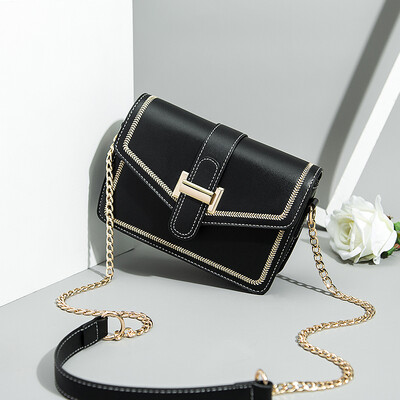 

Summer on the new Korean version of young girls fashion single shoulder slanting bag simple leisure chain bag