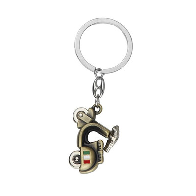 

Metal Key Chain Zine Alloy Exquisite Electrombile Key Pendant