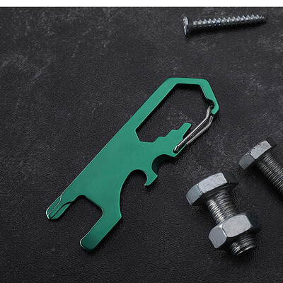 

Toponeto Multi-function Pocket Survial Tool Bottle Opener Multi-Tool Keyring Outdoor