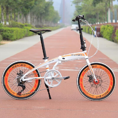 

RT-20 Mini 20in Folding Bike Bicycle SHIMAN0 7 Gears Portable City Sports Bike Mechanical Brakes