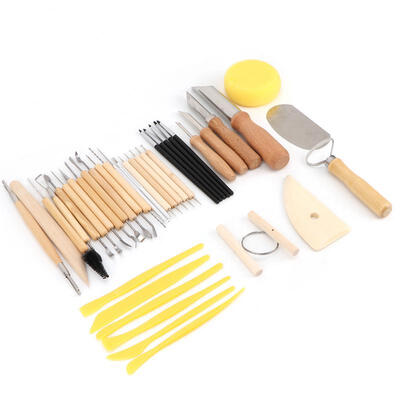 

Greensen 40pcs Art Pottery Sculpture Tools Set Clay Sculpting Carving Modeling Tool