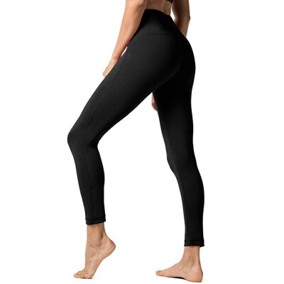 

Womens High Waist And Tight Fitness Yoga Pants Nude Hidden Pocket Yoga Pants