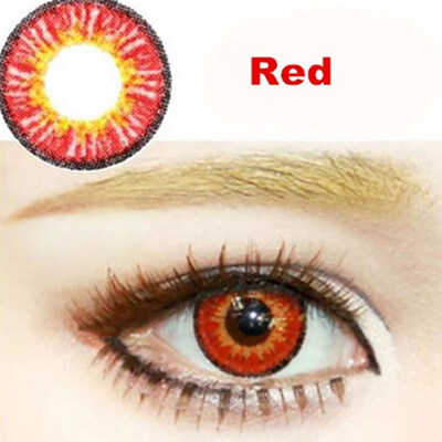

1Pair Women Multicolor Color Contact Lenses for Eye Makeup Cosplay Masquerade