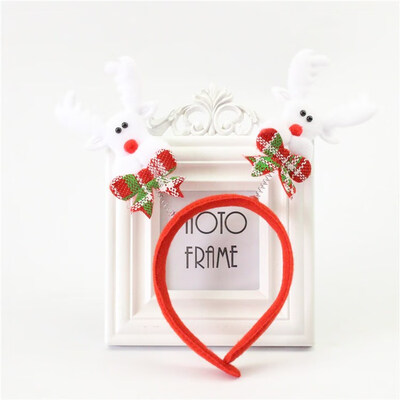

FUNNYBUNNY Christmas Antler Headband Santa Claus Snowman Headband Child Headdress Prom Party Props