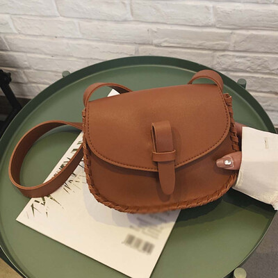 

Tailored Womens Fashion bag simple solid color shoulder bag childrens Messenger bag