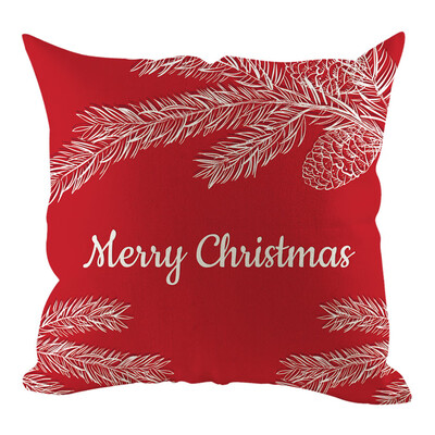 

Siaonvr Christmas Pillow Cover Pillowcases Decorative Sofa Cushion Cover Home Decoration