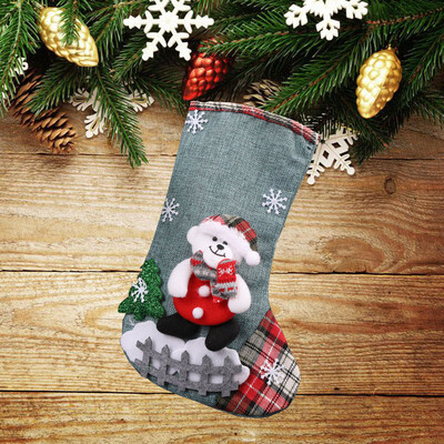 

〖Follure〗Pendant Ornaments Christmas Candy Gift Bag Christmas Stockings Decoration