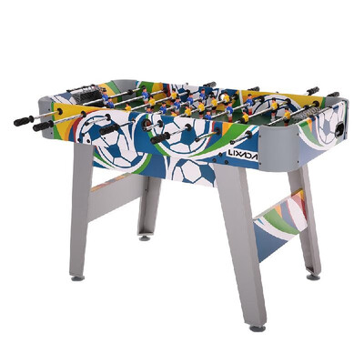 

Lixada 4775" Football Table Soccer Game Room Table Kicker Assembled Table Foosball Family Club Sport Game Pubs Workplaces Schools