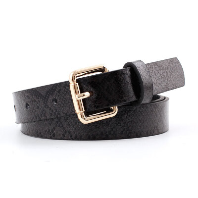 

High Quality Female Pu Leather Snake Waist Belt Women 2019 Hot Designer Belts For Womens Dress Cinto Feminino women belt