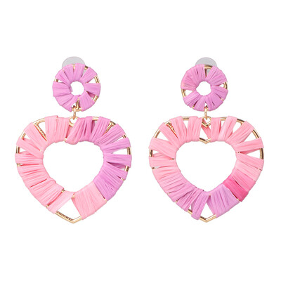 

2019 Boho Ethnic Handmade colorful Geometric Earrings Dangle pendientes Big statement Earings Fashion Jewelry Wholesale