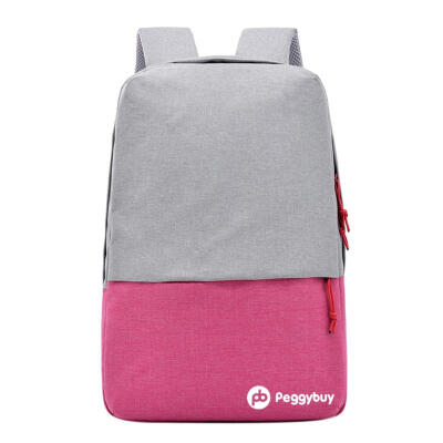 

Unisex Canvas Backpack Laptop Shoulder Bag Square USB Pack Casual Schoolbag