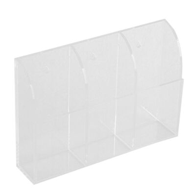 

Wall Mount Acrylic Air Condition Remote Controller Box Container Storage Organiser Hotel Case Office Home