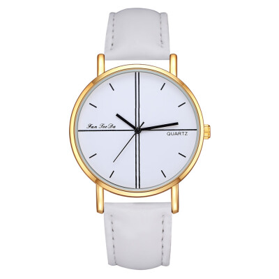 

Business Women Watches Golden Border Scale Dial Ladies Fashion Quartz Wristwatch Leather Strap Clock Casual Relojes Para Mujer50