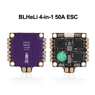 

Greensen Hakrc 50A ESC 4-in-1 BLHeLi 32 Dshot1503006001200 Built-in 5V3A BEC for FPV Racing Drone 2-6S ESC BLHeli_ ESC