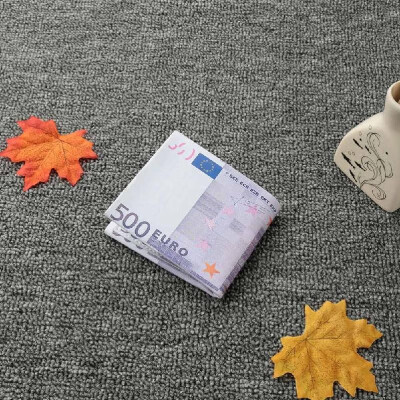 

Fashion Men Women Short Wallet PU Leather Dollar Pound Euro Print Folded ID Credit Card Holder Case Cash