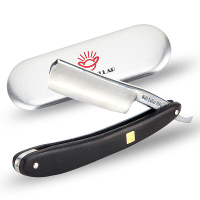 

Gold Dollar Wooden Handle High Carbon Steel Folding Straight Barber Razor