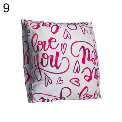 

Love Letter Square Throw Pillow Protector Case Cushion Cover Car Sofa Bed Decor