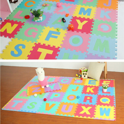 

Siaonvr 36Pcs Alphabet Numbers EVA Floor Play Mat Baby Room ABC Foam Puzzle