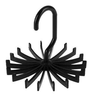 

18 Hooks Necktie Scarf Belt Hanger Organizer Clothing Holder Closets Rack