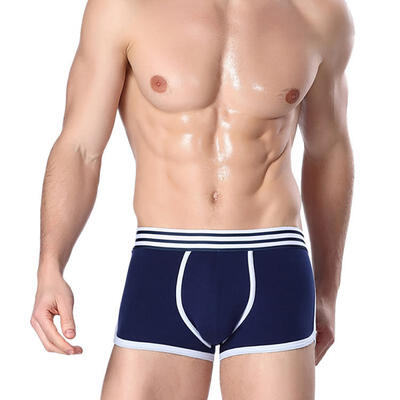 

Mens Cotton Boxer Briefs Quick-Drying Breathable Underwear