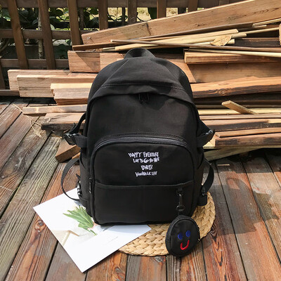 

School bag female Korean version of high school ins wind college students ancient campus backpack tide large capacity backpack shoulder Japanese