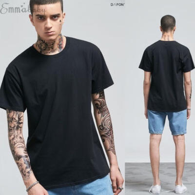 

Men Fashion Short Sleeve Classic Plain Casual R-Neck T shirt Basic Top Tee