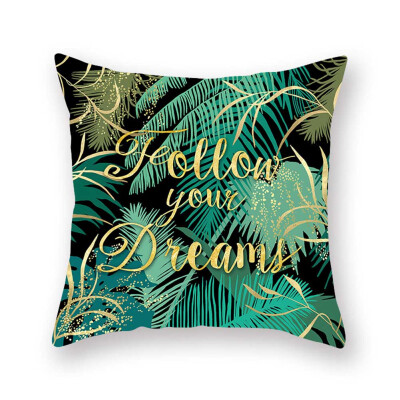 

Green Plant Digital Printing Pillowcase Pillow Pillow Cushion Home Decoration