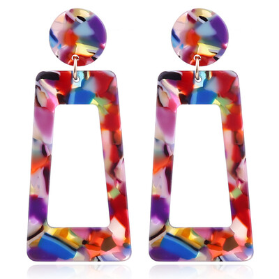 

T shape Geometric Dangle Drop Hook Ear Stud Earrings