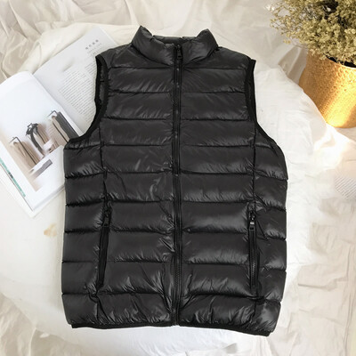 

Mens Autumn Patchwork Pocket Zipper Hooded Removable Sleeveless Vest Top Coat