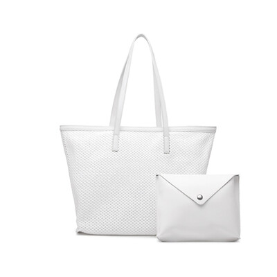 

ESHUNFA 2019 autumn new Lafite woven bag ladies portable mother bag Tote big bag ES1210