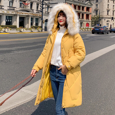 

Toponeto Women Winter Warm Coat Hooded Thick Warm Loose Pocket Jacket Long Overcoat