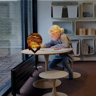 

〖Follure〗3D USB Hand Shot Lights Moon Night Light Moonlight Table Desk Moon Lamp Gift