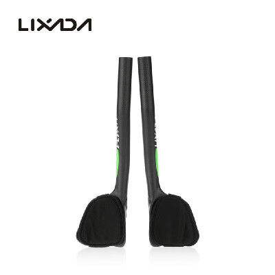 

Lixada Carbon Fiber MTB Road Bike Bicycle Aero Bar Rest Handlebar Aerobar 318mm