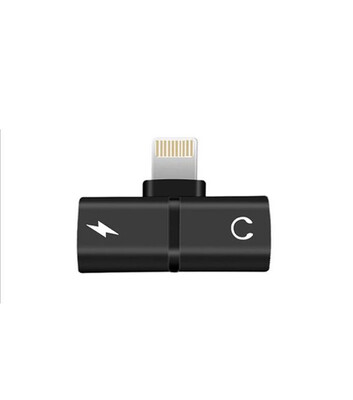 

Headphone 2 in 1 Lightning Adapter Splitter iPhone 8 7 X 8Plus 7Plus iPad Double Ports for Dual Lightning Audio Charge