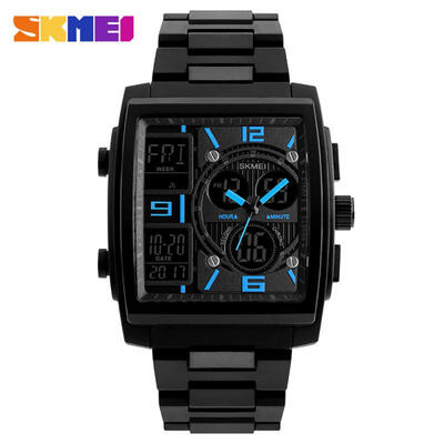 

SKMEI 1274 Male Fashion Watches Multifunctional Sport Watch Waterproof EL Light Digital Wristwatch